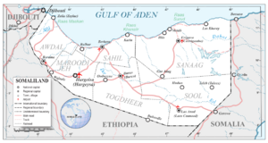 Map of Somaliland