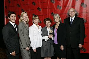 Marisa Wolsky and the Design Squad crew at the 67th Annual Peabody Awards