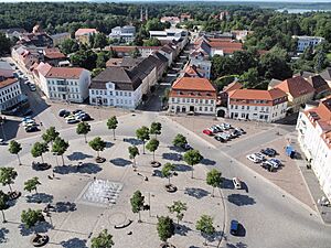 View over Neustrelitz market