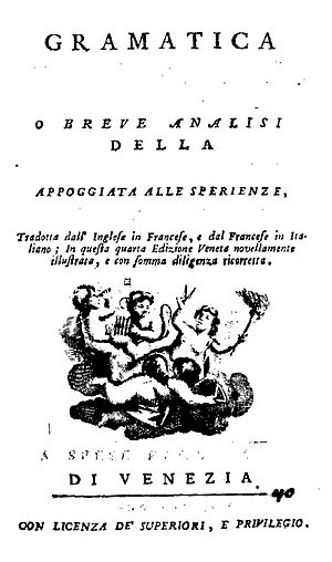 Martin, Benjamin – Gramatica delle scienze filosofiche, 1769 – BEIC 1413539