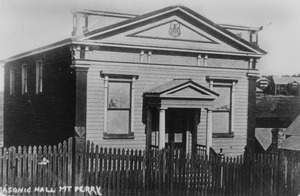 Masonic hall in Mount Perryf