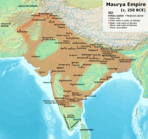 Maurya Empire, c.250 BCE