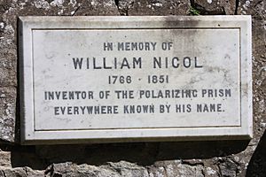 Memorial to William Nicol, Warriston Cemetery