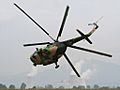 Mi-17 performing during an airshow at village of Logovardi near Bitola