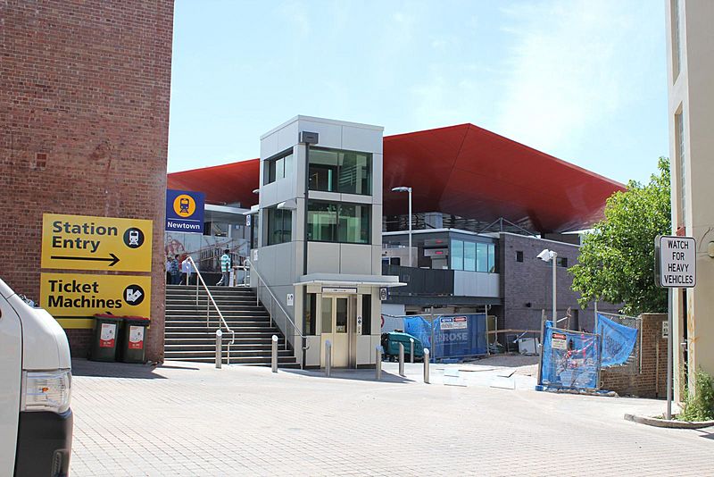 Newtown Railway Station Side Entrance