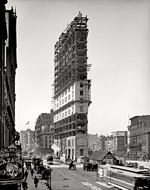 One Times Square under construction 1903