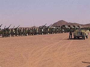 Polisario troops