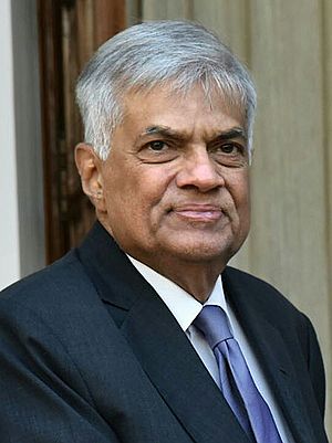 Prime Minister of the Democratic Socialist Republic of Sri Lanka, Mr. Ranil Wickremesinghe, at Hyderabad House, in New Delhi on November 23, 2017.jpg