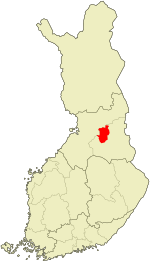 Location of Puolanka in Finland