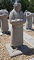 Qianling Mausoleum, dignitary with braids