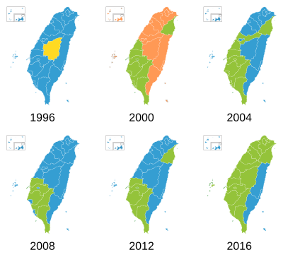 ROC presidential electoral maps