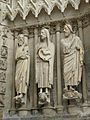 Reims - South portal - right 1 of 2 - Simon, John-the-Baptiste, Isaiah