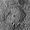 Rembrandt crater on Mercury.