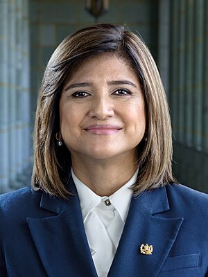 Retrato oficial de la vicepresidenta constitucional de la República de Guatemala Karin Larissa Herrera Aguilar (HQ) (cropped 2).jpg