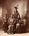 Sauk Indian family by Frank Rinehart 1899