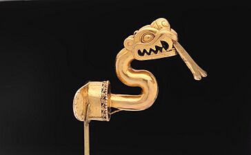 Serpent Labret with Articulated Tongue MET DP-478-022