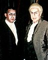 Sherril Milnes (Scarpia, right) and Roberti (left), Festival Puccini, Torre del Lago (1997)