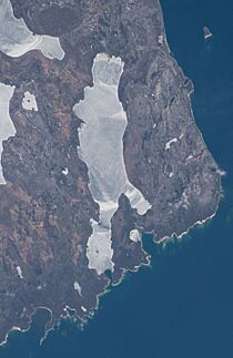 Southeastern tip of Manitoulin Island, cropped from ISS067-E-7704