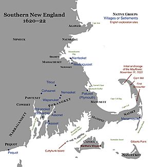 Southern New England, 1620–22 (rev)