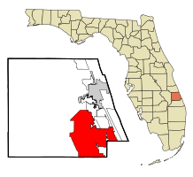 Location in St. Lucie County and the state of Florida