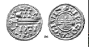 St Martin of Lincoln silver penny c.916 A.D
