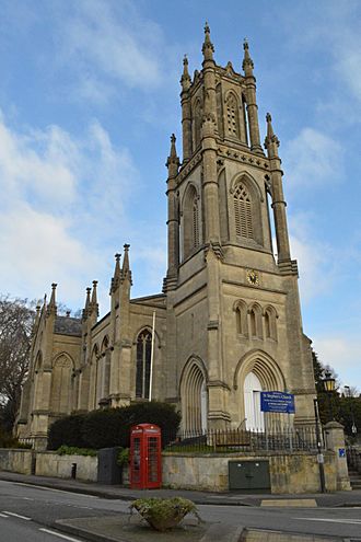 St Stephen's Church, Bath, from south-west.JPG