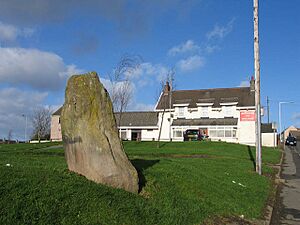 Standing Stone in Bonymaen - geograph.org.uk - 550711