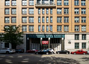 Stuyvesant High School main entrance on Chambers Street