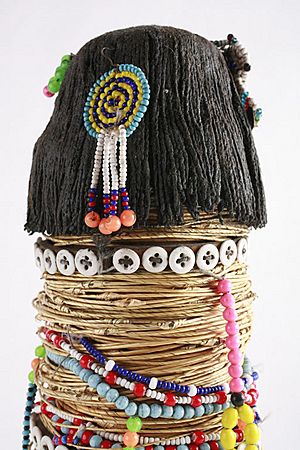 The Childrens Museum of Indianapolis - Ntwana beaded doll - detail