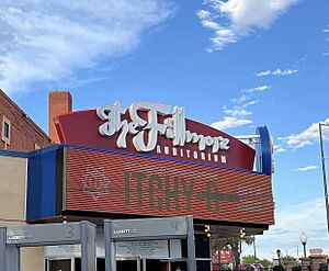 The Fillmore Auditorium sign