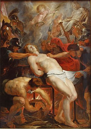 The Martyrdom of St. Lawrence by Rubens (1614) - Alte Pinakothek - Munich - Germany 2017