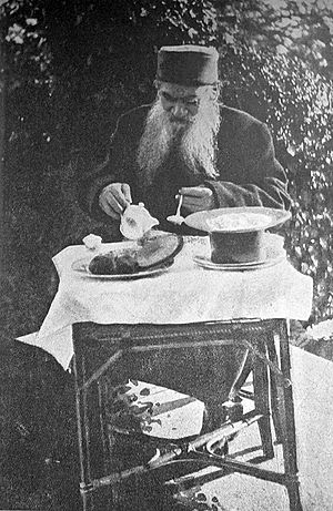 Tolstoj's vegetarian breakfast