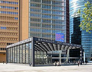 Train station Berlin Potsdamer Platz