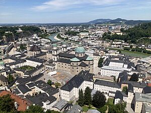 View of Salzburg from Fortress Hohensalzburg