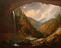 Wall, William Guy -Cauterskill Falls on the Catskill Mountains, Taken from under the Cavern, 1826-27