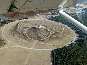 Wright Brothers Memorial from the air