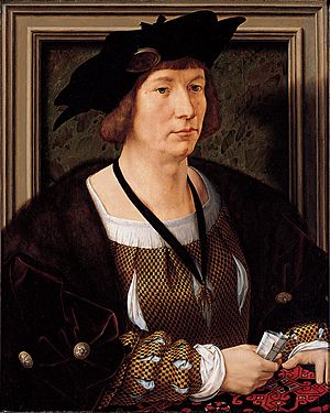 'Portrait of Hendrik III, Count of Nassau-Breda', oil on panel painting by Jan Gossart (Mabuse).jpg