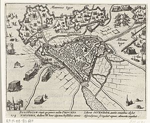 's-Hertogenbosch belegerd door Maurits, 1601, RP-P-OB-80.601.jpg
