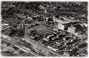 Панорама центральной части г. Мурманска (съемка с самолета), 1936 г