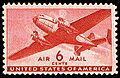 1941 airmail stamp C25