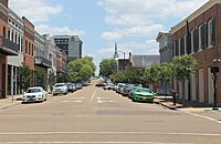 A view of downtown Natchez, MS - Main Street, June 2015
