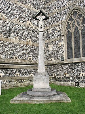 All Saints church, Benhilton- war memorial (geograph 2295529)