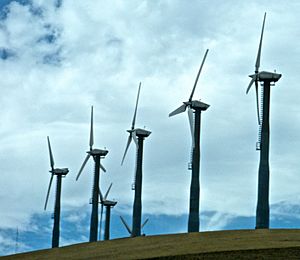 Altamont Wind Turbines 7-11-09
