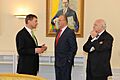 Andrus Ansip, Juan Carlos I, Miguel Ángel Moratinos