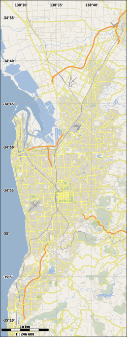 Garden Island is located in Greater Adelaide