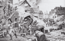 Battle of Wagram - Austrian grenadiers repulse Molitor