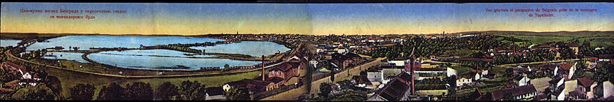 Bg-7 Panorama s Topčiderskog brda 1920