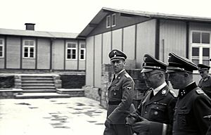 Bundesarchiv Bild 192-029, KZ Mauthausen, Himmler, Kaltenbrunner, Ziereis