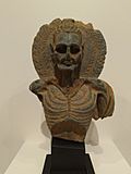 Bust of an emaciated Buddha, Eskenazi Museum of Art