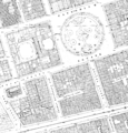 Cavendish Square and Old Cavendish Street 1870s Ordnance Survey map
